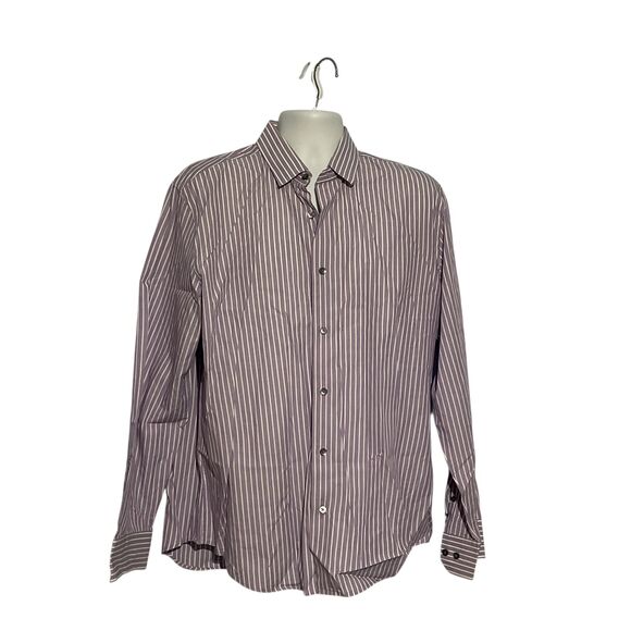 Ralph Lauren XXL Men's Purple Stripe Shirt - Picture 5 of 7